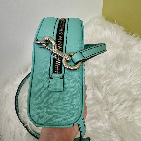 Marc Jacobs Playback Layers Logo Crossbody Purse Teal Pink 80s 90s Retro Barbie - Picture 11 of 16